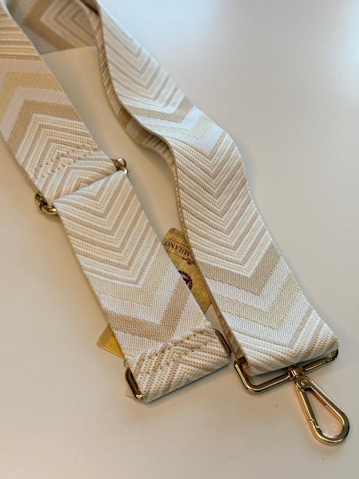 Aztec Bag Strap | Cream