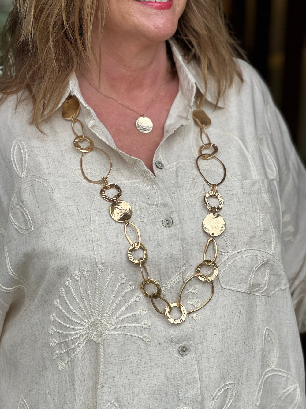 Multi Style Ring Necklace | Gold - Mandy's Heaven 