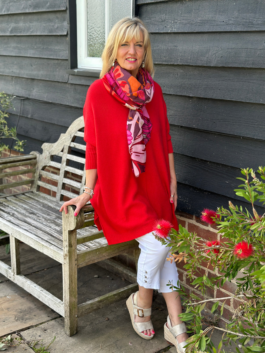 Jasmine Jumper | Ruby Red