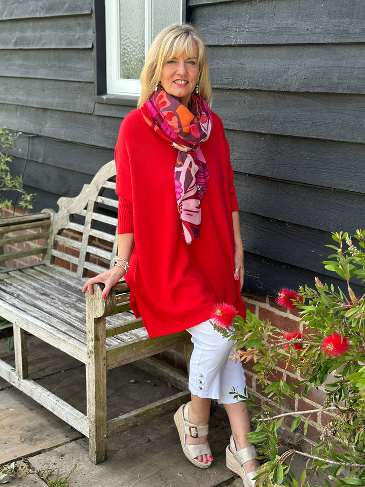 Jasmine Jumper | Ruby Red