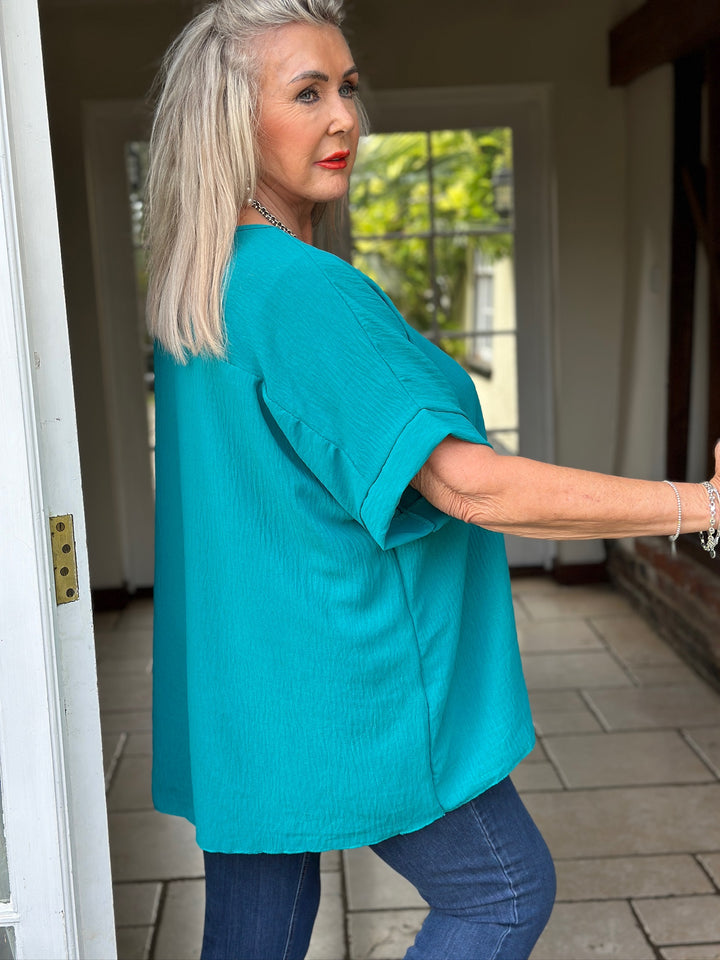 Everyday Essential Relaxed Top | Teal