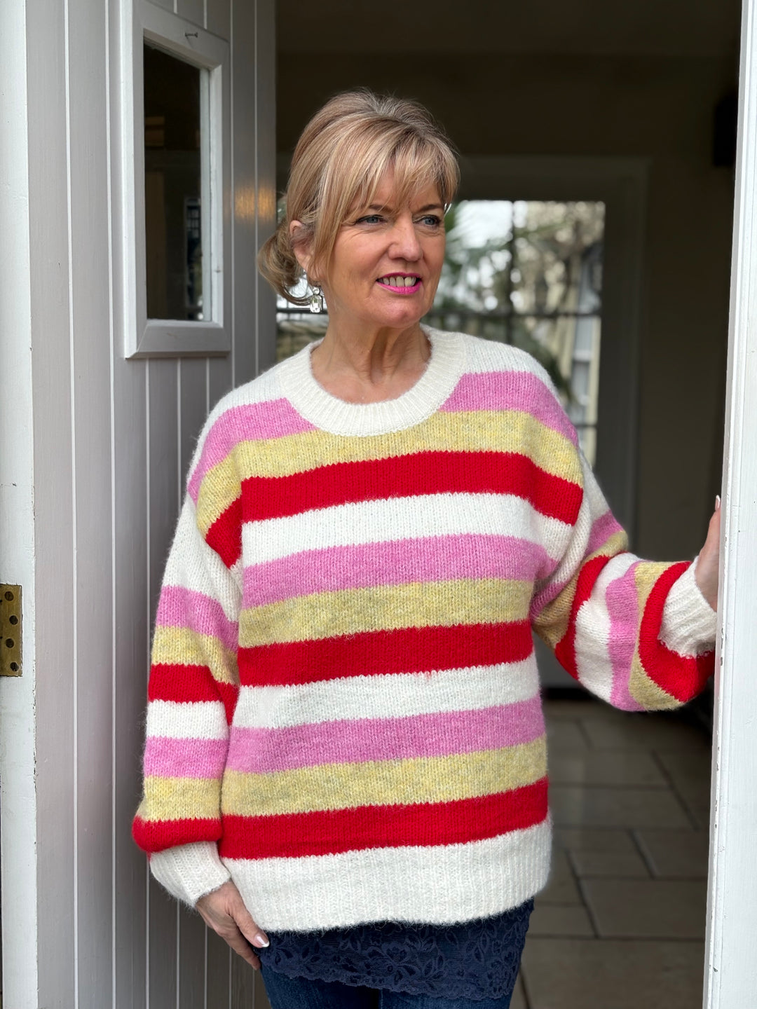 Striped Knit Jumper | Multi