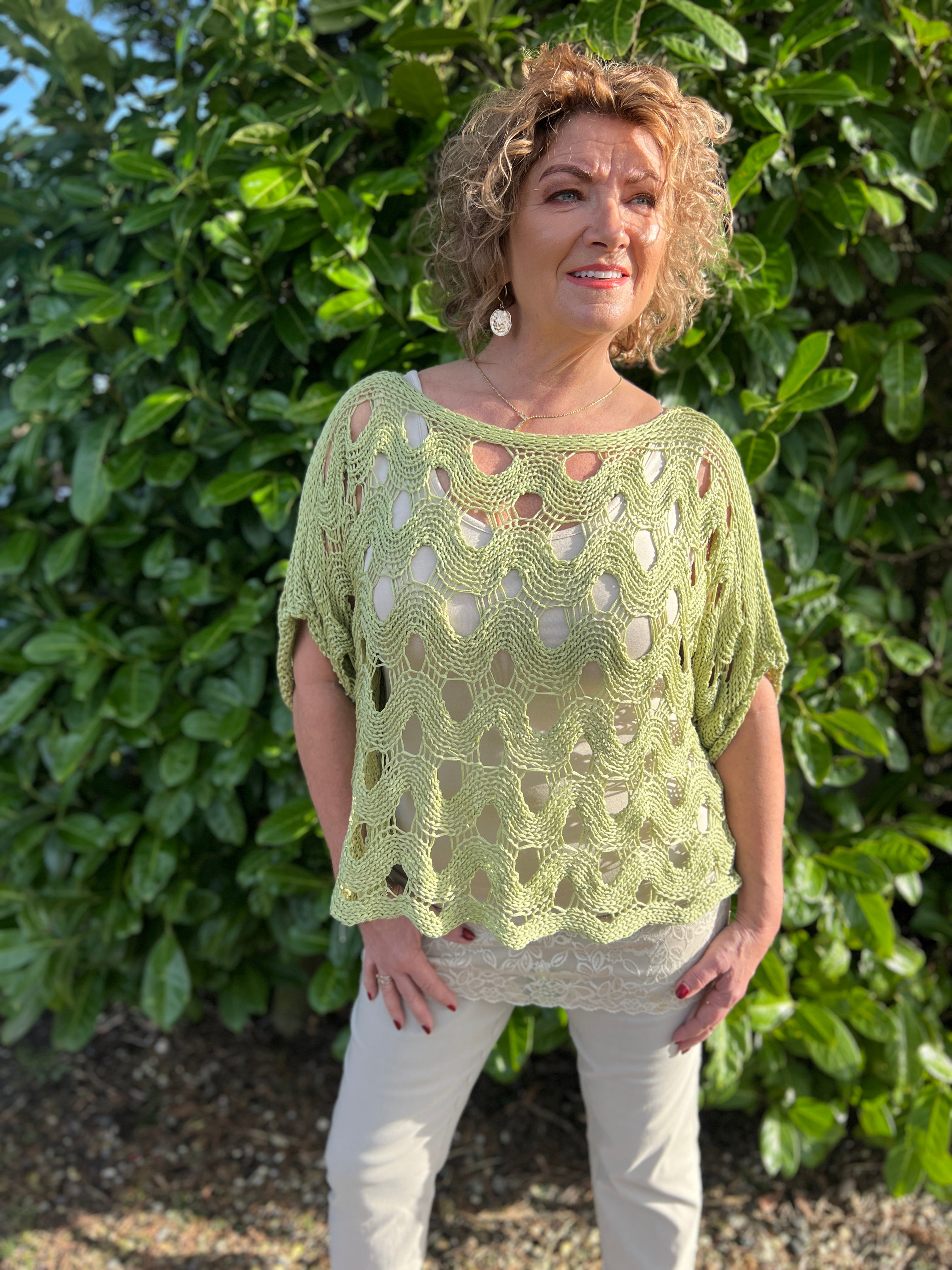 crochet overlay top
