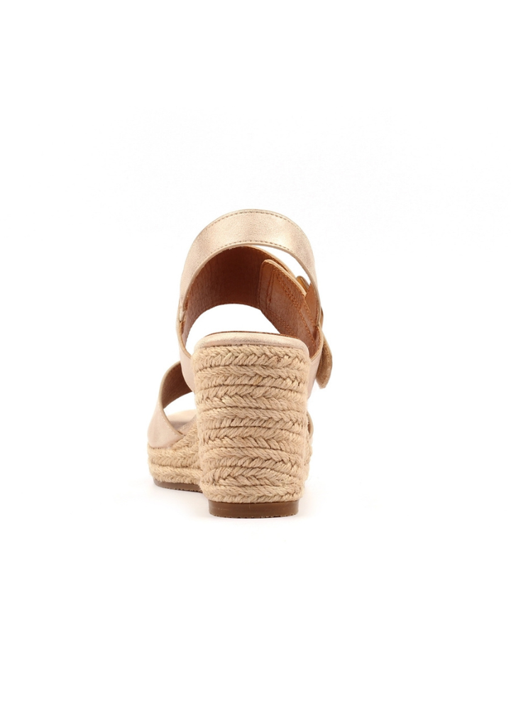 Lunar Rochester Wedge Sandal | Gold