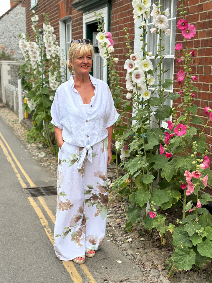 Summer Garden Co-ord | White