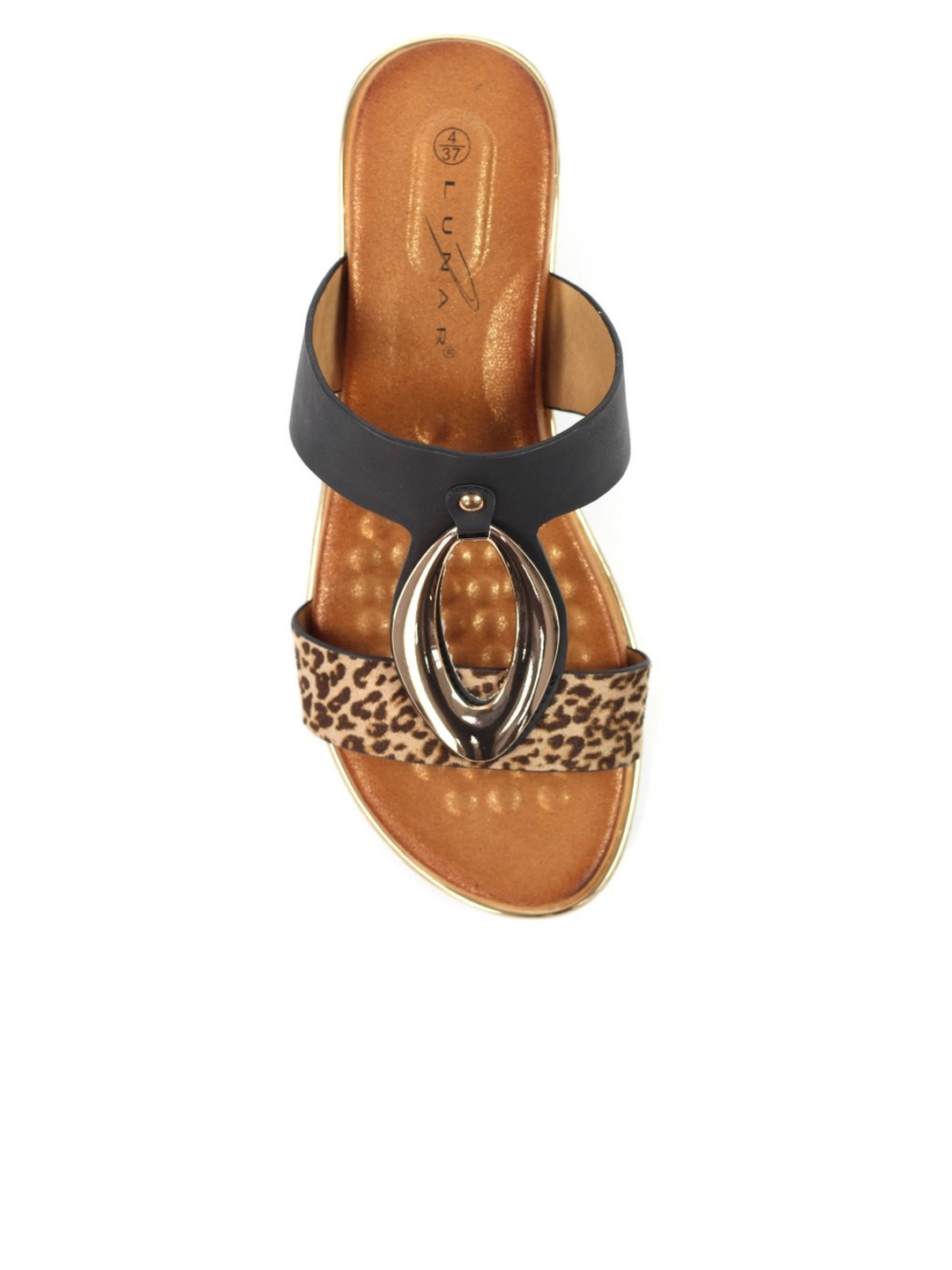 Lunar Paradise Small Wedge Sandal | Black