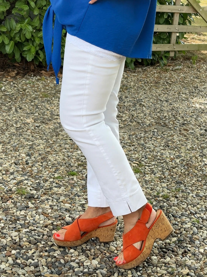 Stehmann White Cotton Trouser - IGOR - 680