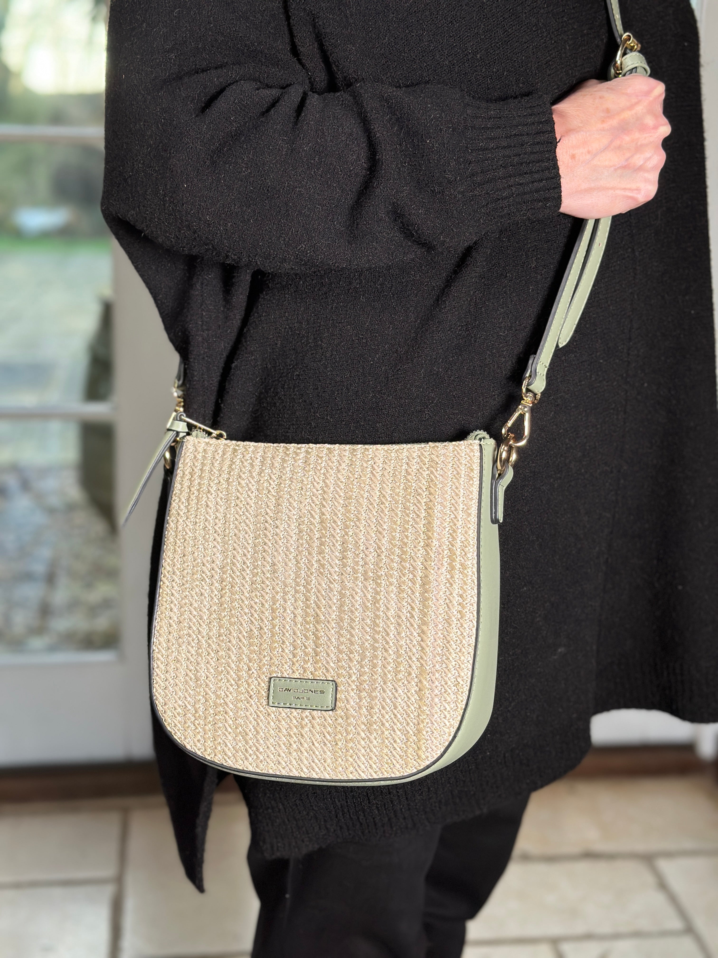 David Jones Saddle Cross Body Bag | Sage – Mandy's Heaven