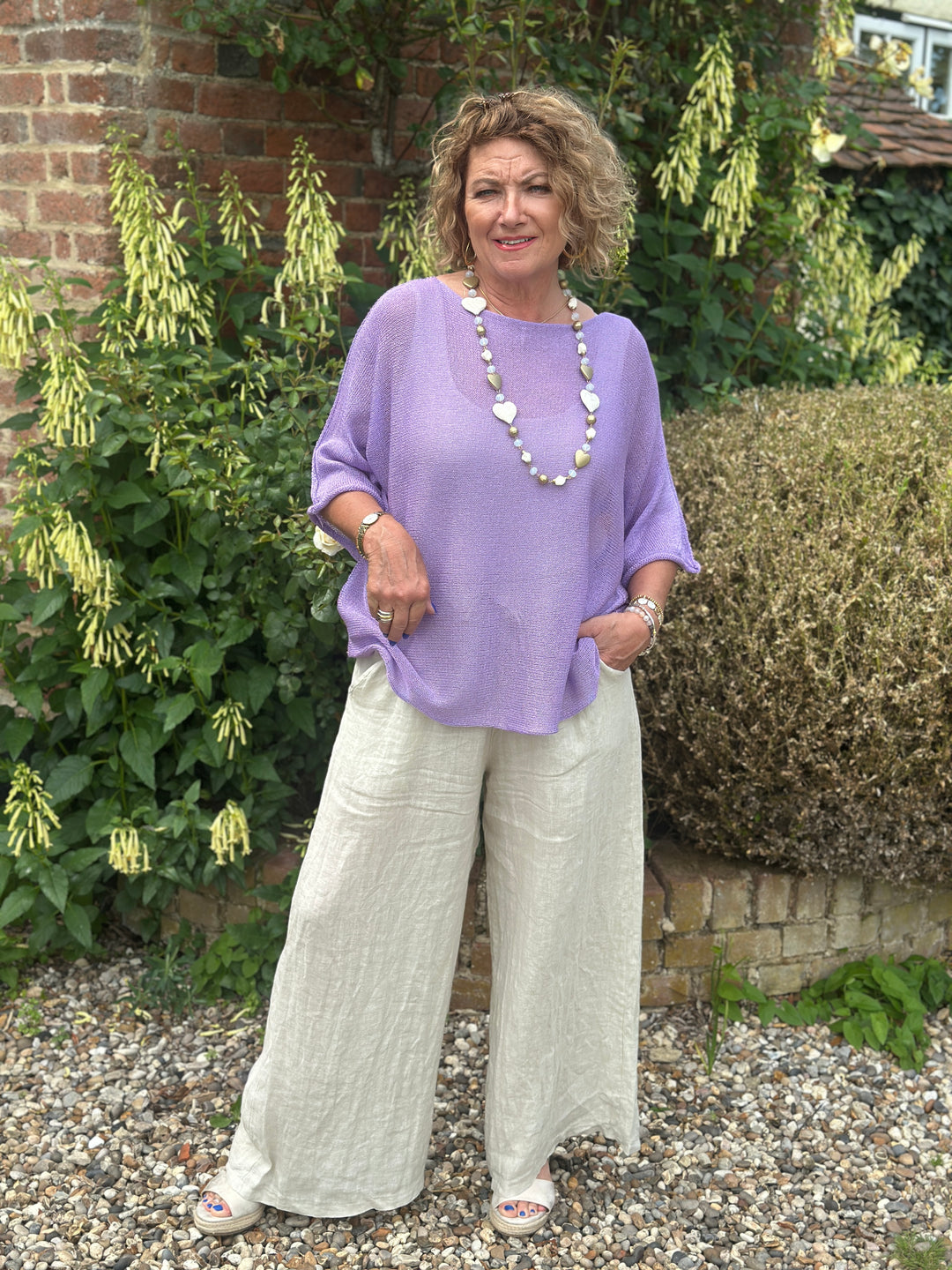 Lightweight Throw Over Top | Lilac