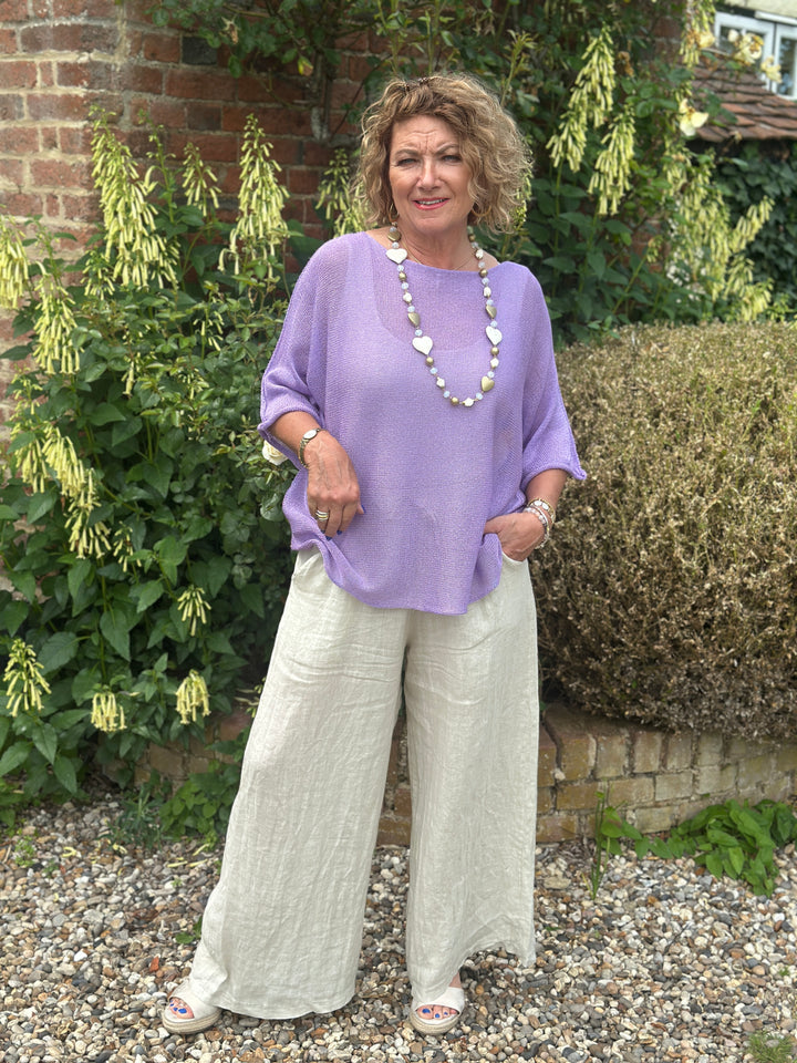 Lightweight Throw Over Top | Lilac
