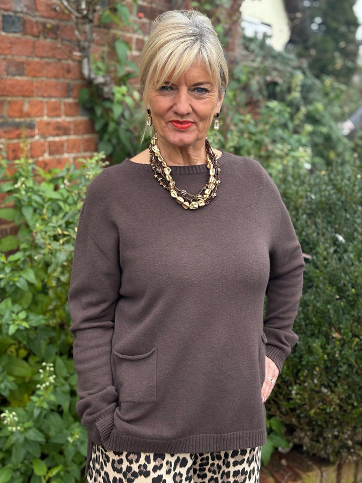 Olivia Jumper | Chocolate Brown