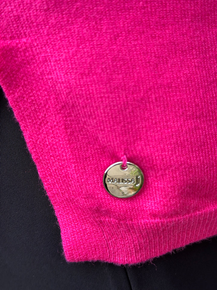 Leopard Cuff Jumper - Malissa J | Fuchsia
