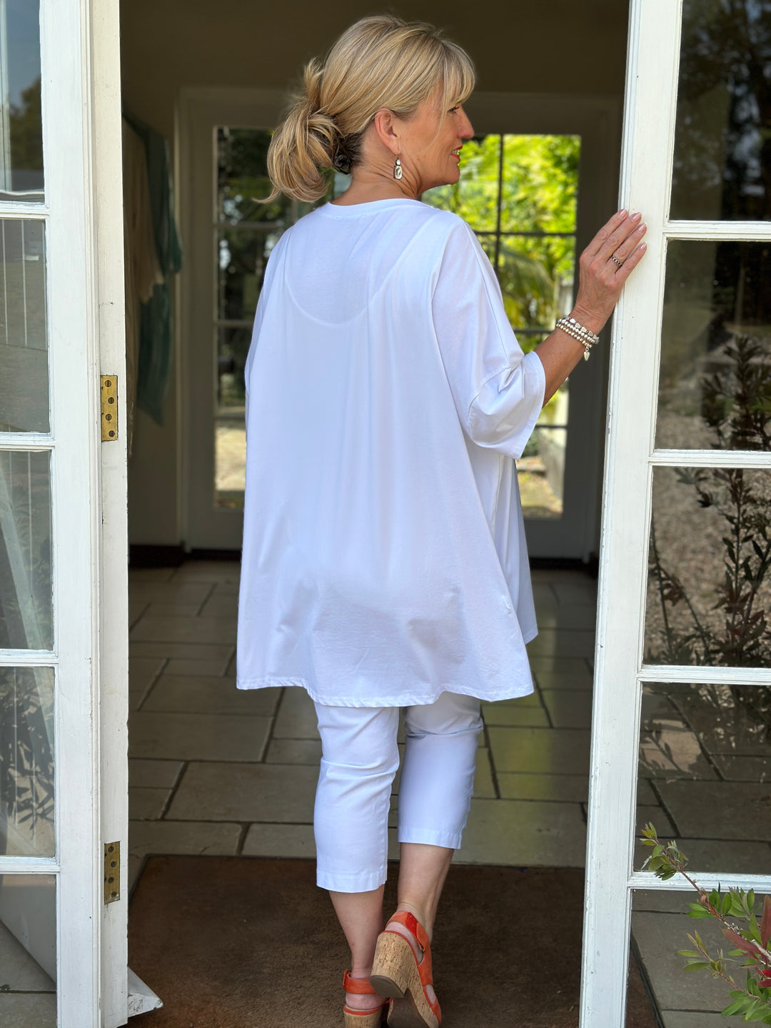 MIOMIO Motif Relaxed T-shirt | White