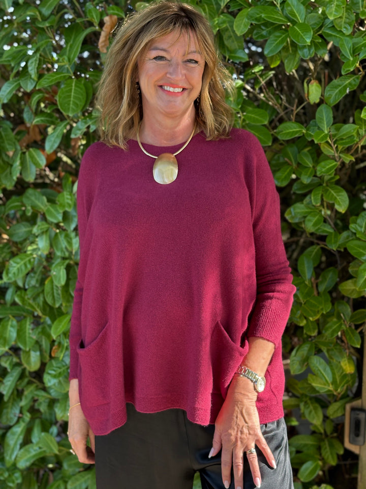 Lily Jumper | Burgundy - Mandy's Heaven 