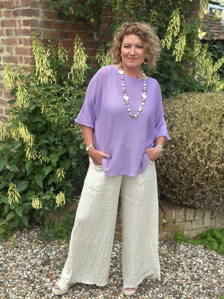 Lightweight Throw Over Top | Lilac