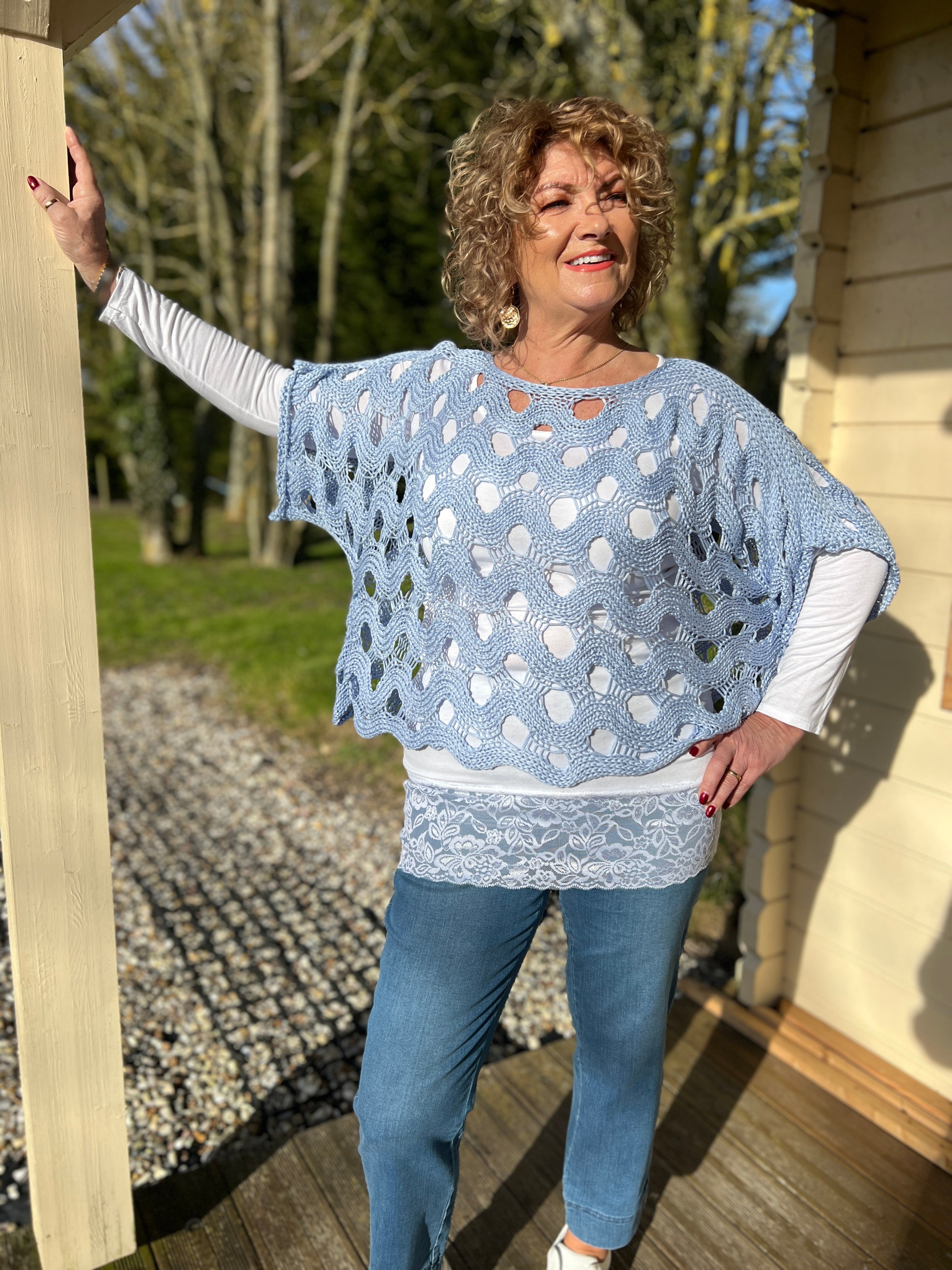 crochet overlay top