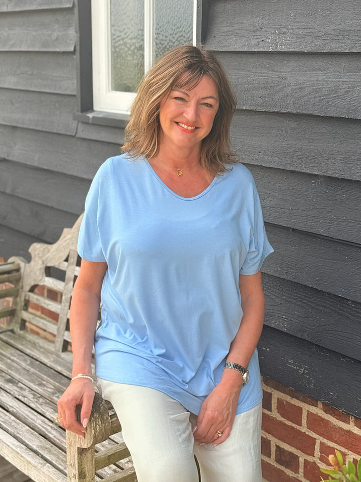 Basic Everyday Tee | Sky Blue