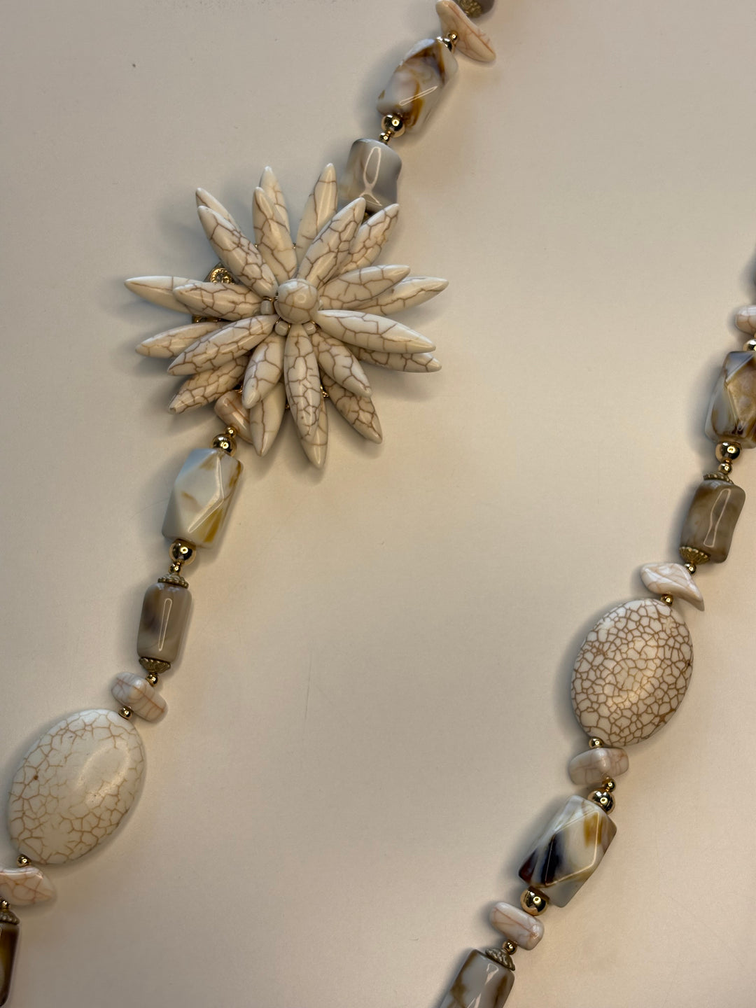 Sunflower Style Long Necklace