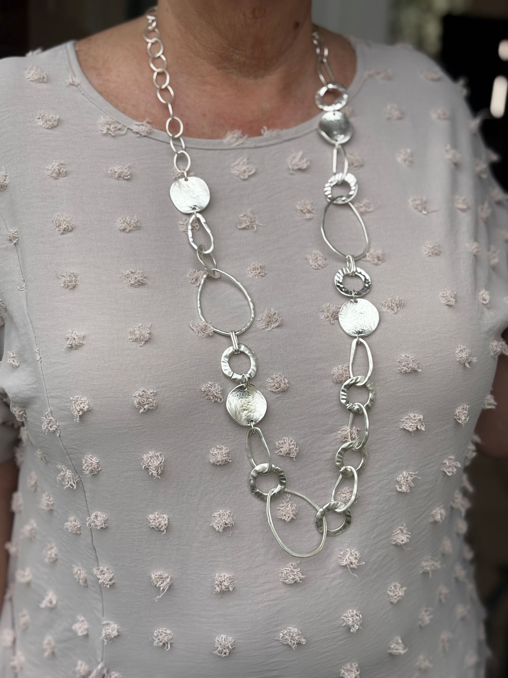 Multi Style Ring Necklace | Silver - Mandy's Heaven 