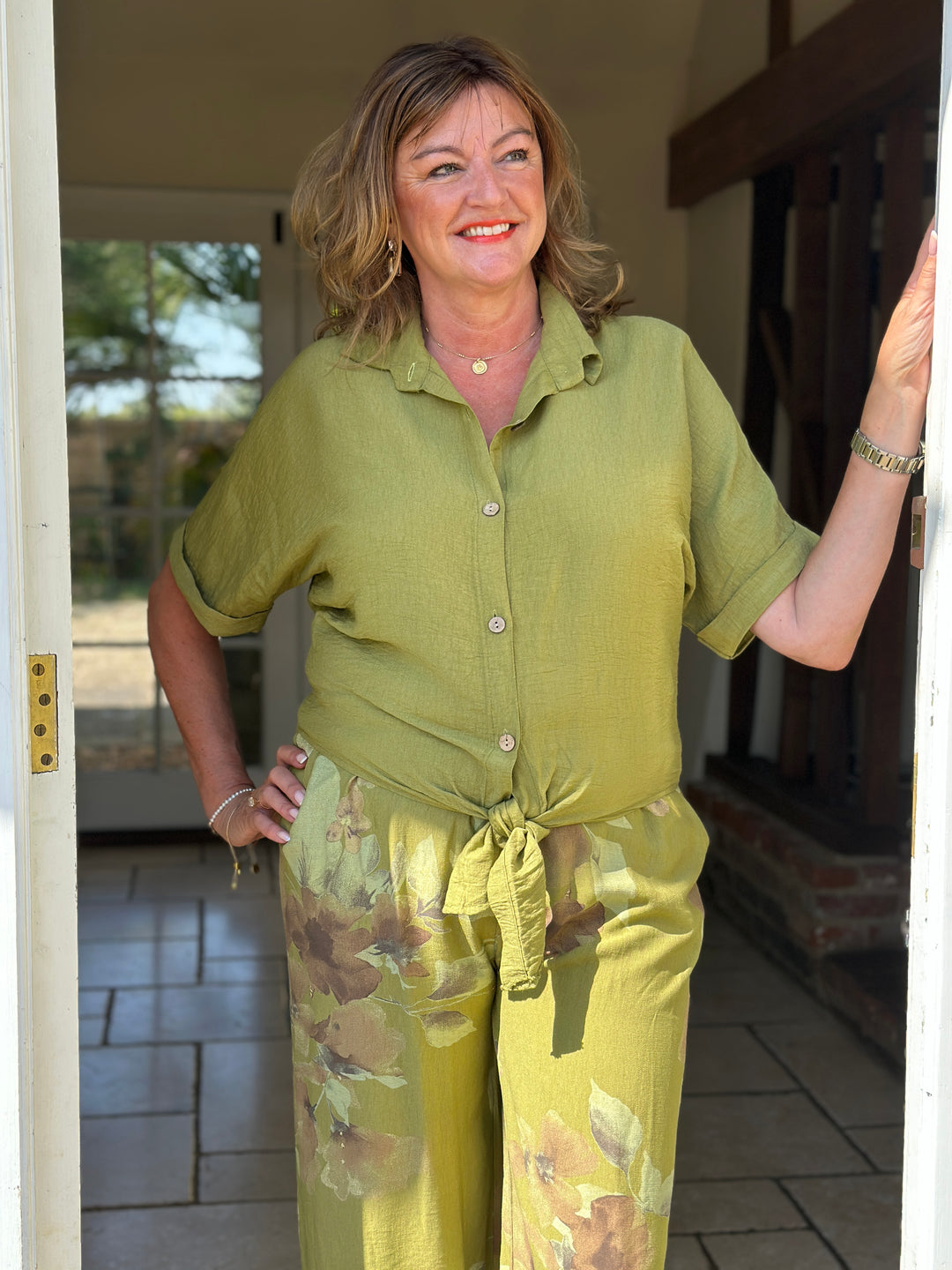 Summer Garden Co-ord | Olive