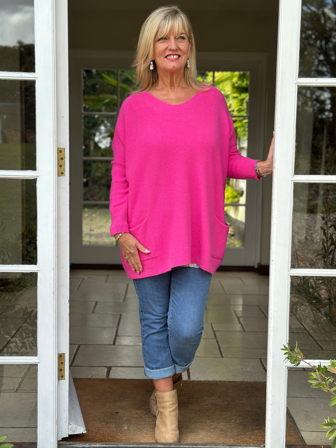 Lily Jumper | Fuchsia