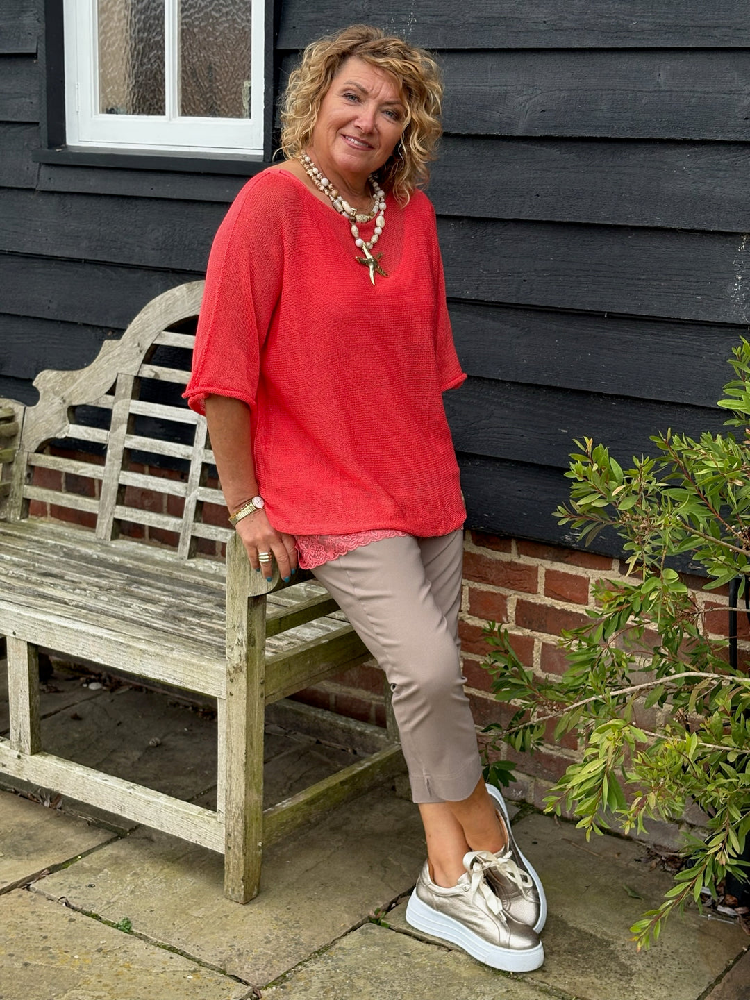 PINNS Slim Fit Crop Trouser 302C | Mocha