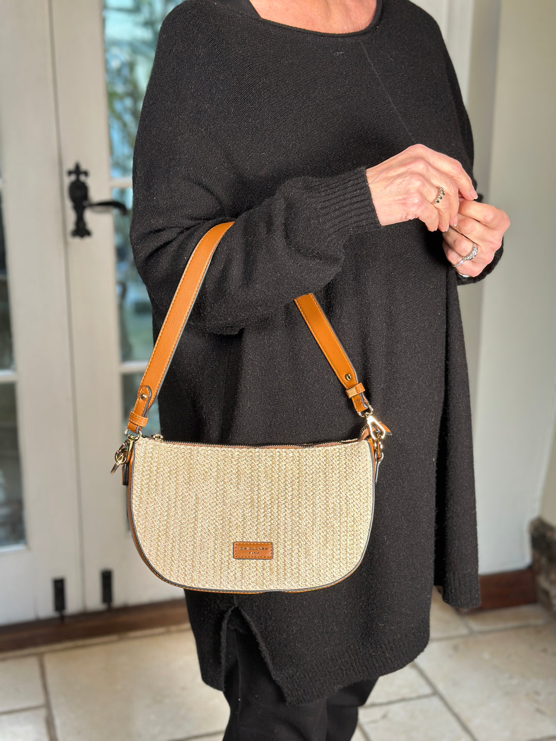 David Jones Woven Baguette Bag Tan – Mandy's Heaven