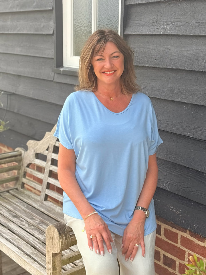 Basic Everyday Tee | Sky Blue