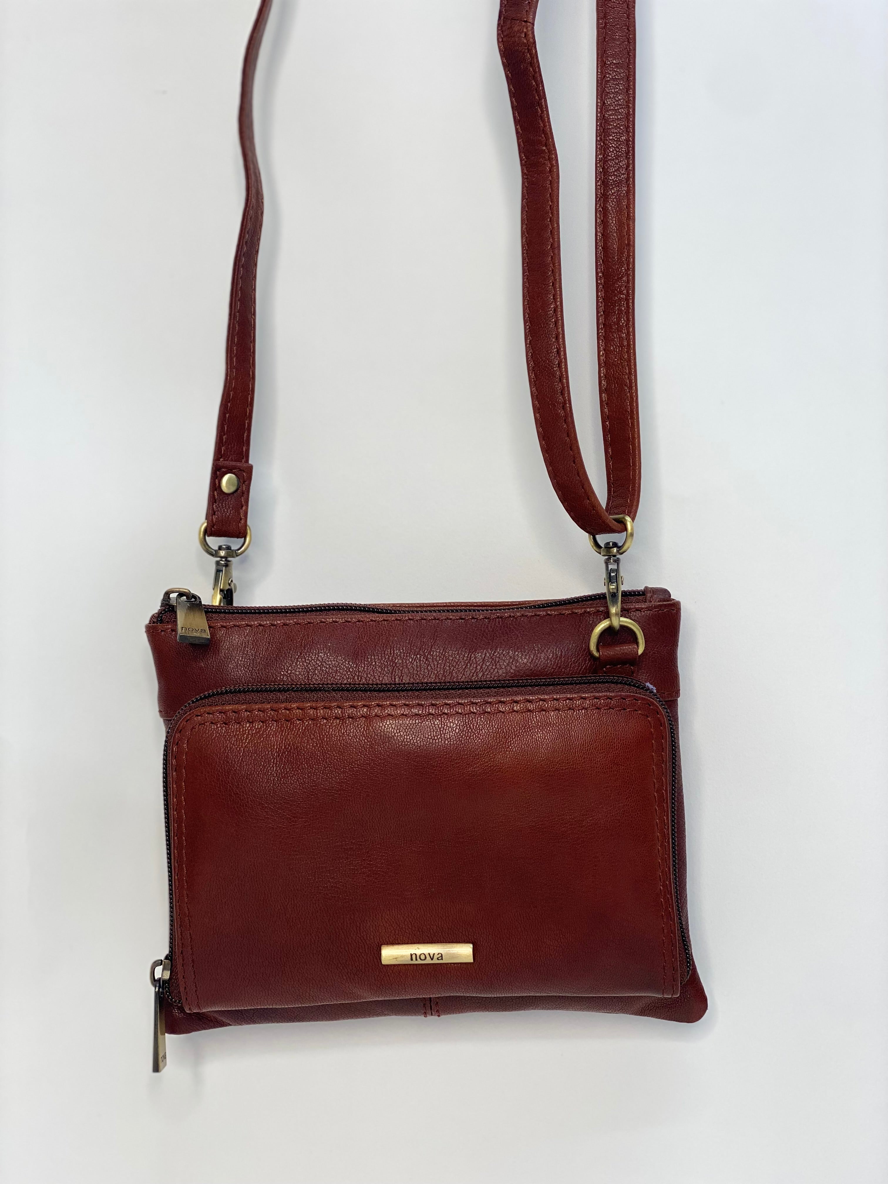 Nova leather crossbody bag online