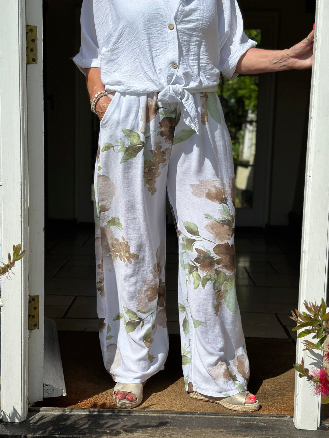 Summer Garden Co-ord | White