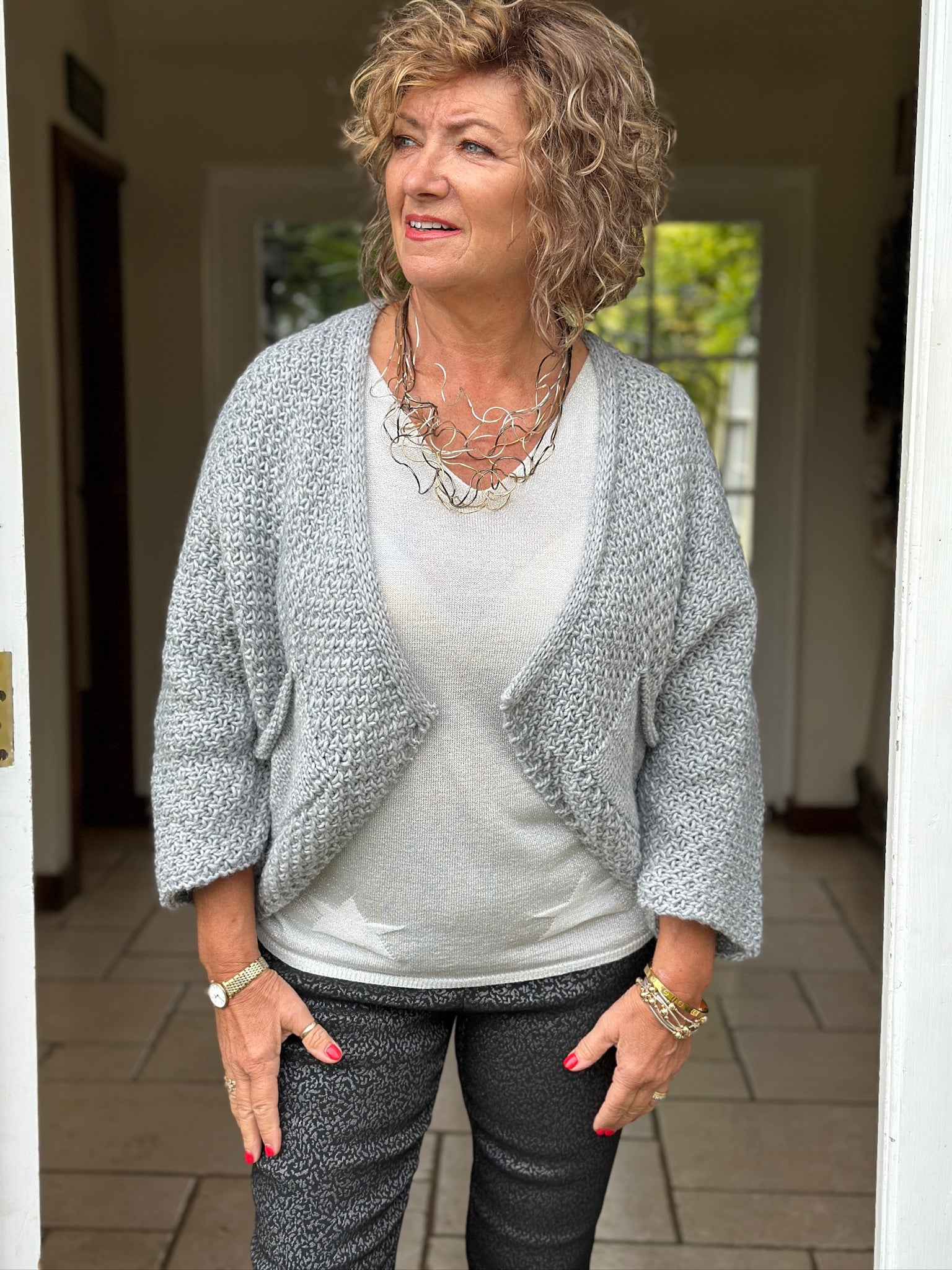 Cross front cardigan on sale
