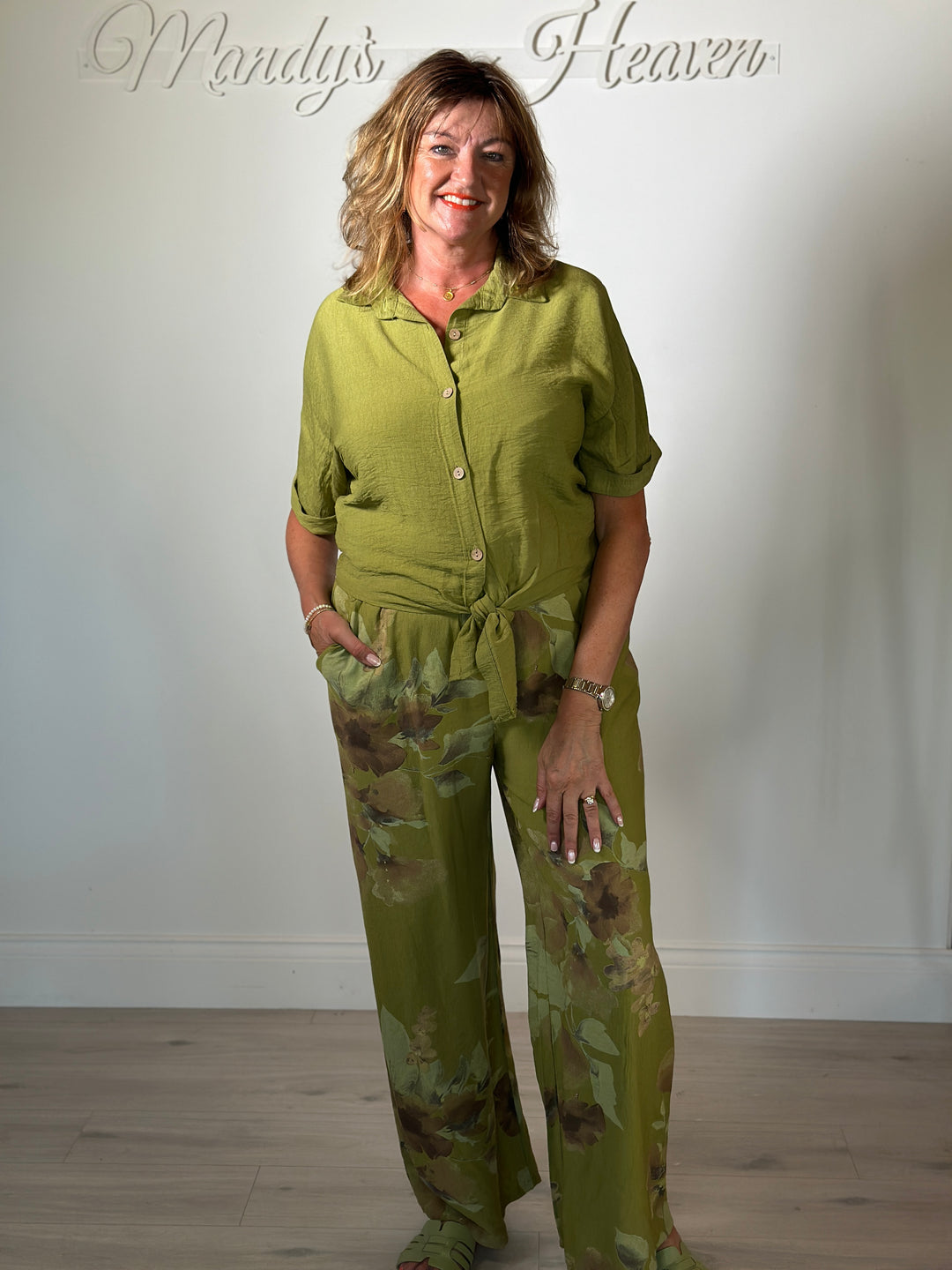 Summer Garden Co-ord | Olive