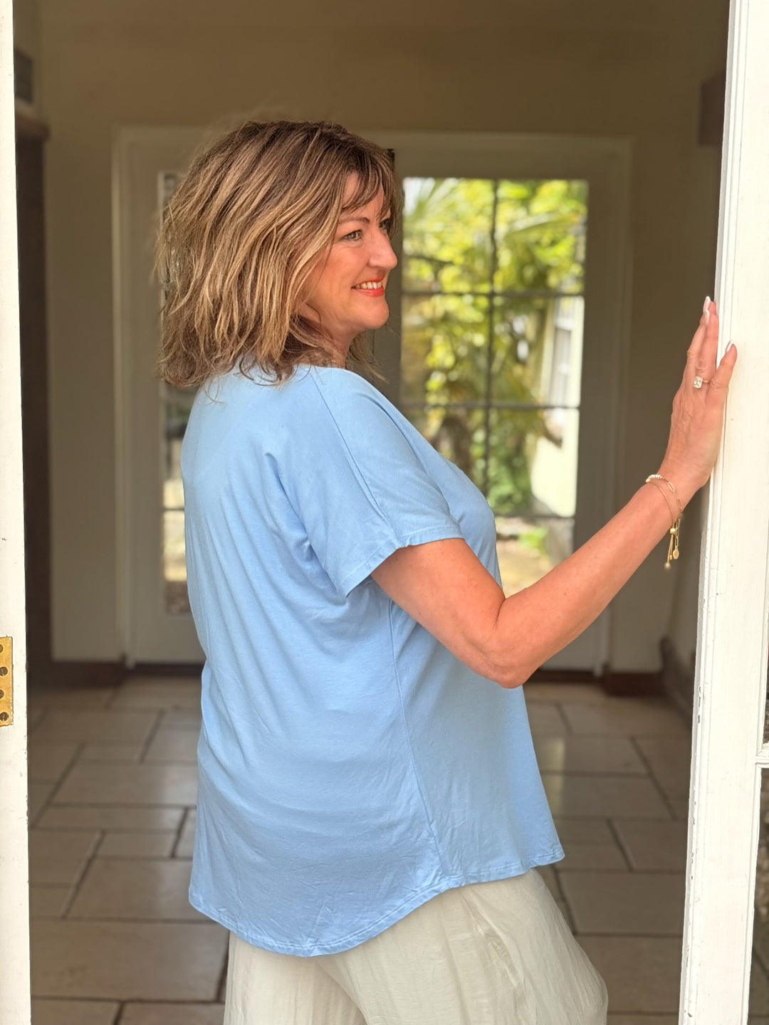 Basic Everyday Tee | Sky Blue