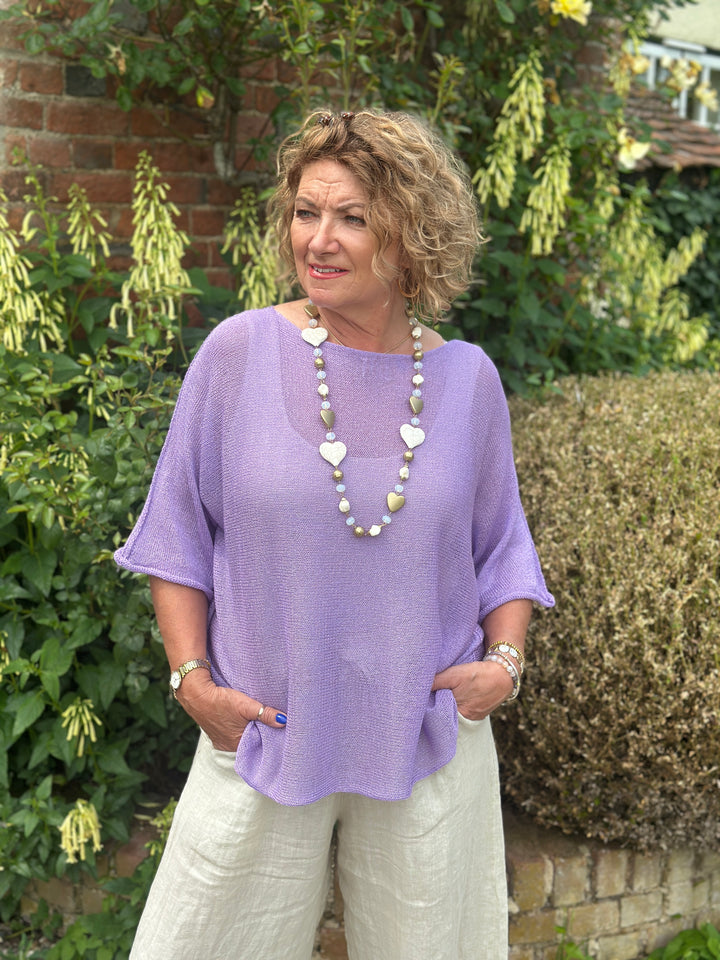 Lightweight Throw Over Top | Lilac