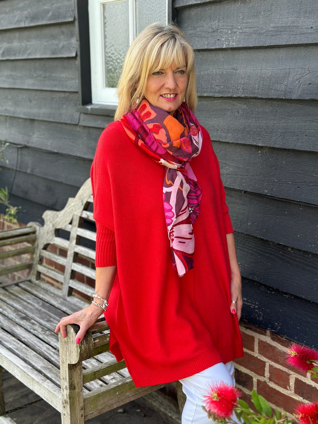 Jasmine Jumper | Ruby Red