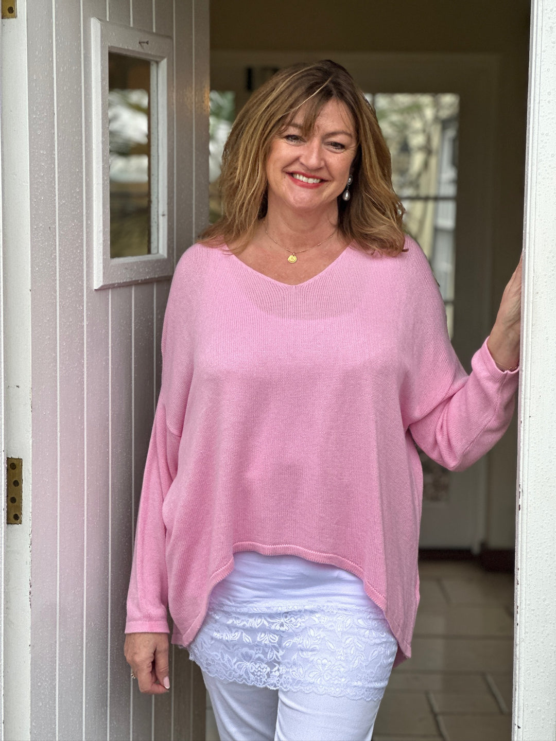 Lightweight Spring & Summer Knit | Blossom Pink - Mandy's Heaven 