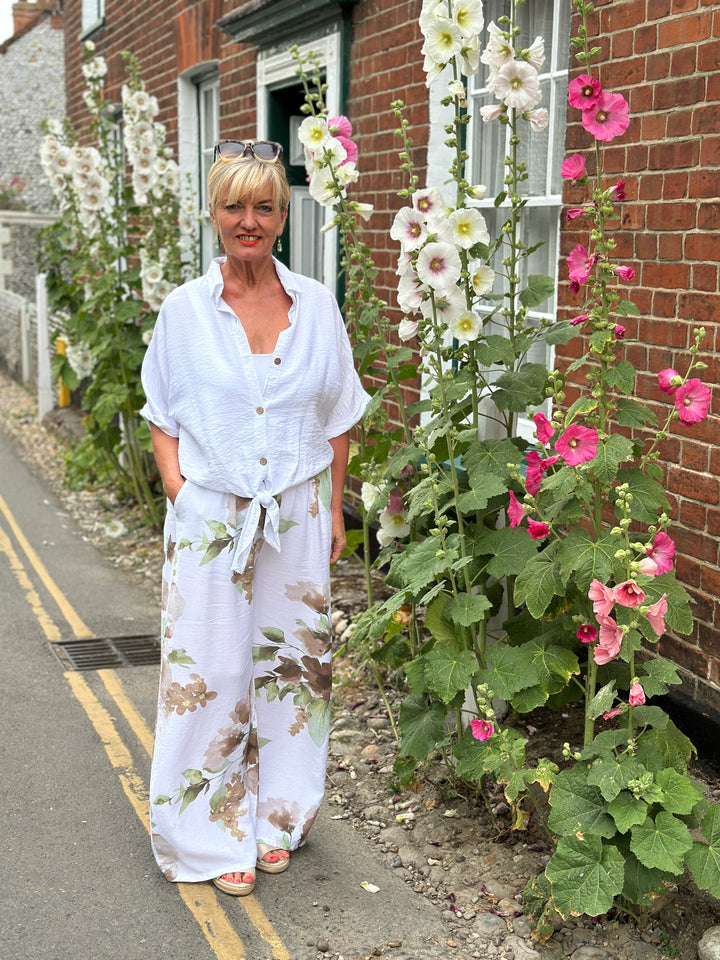 Summer Garden Co-ord | White