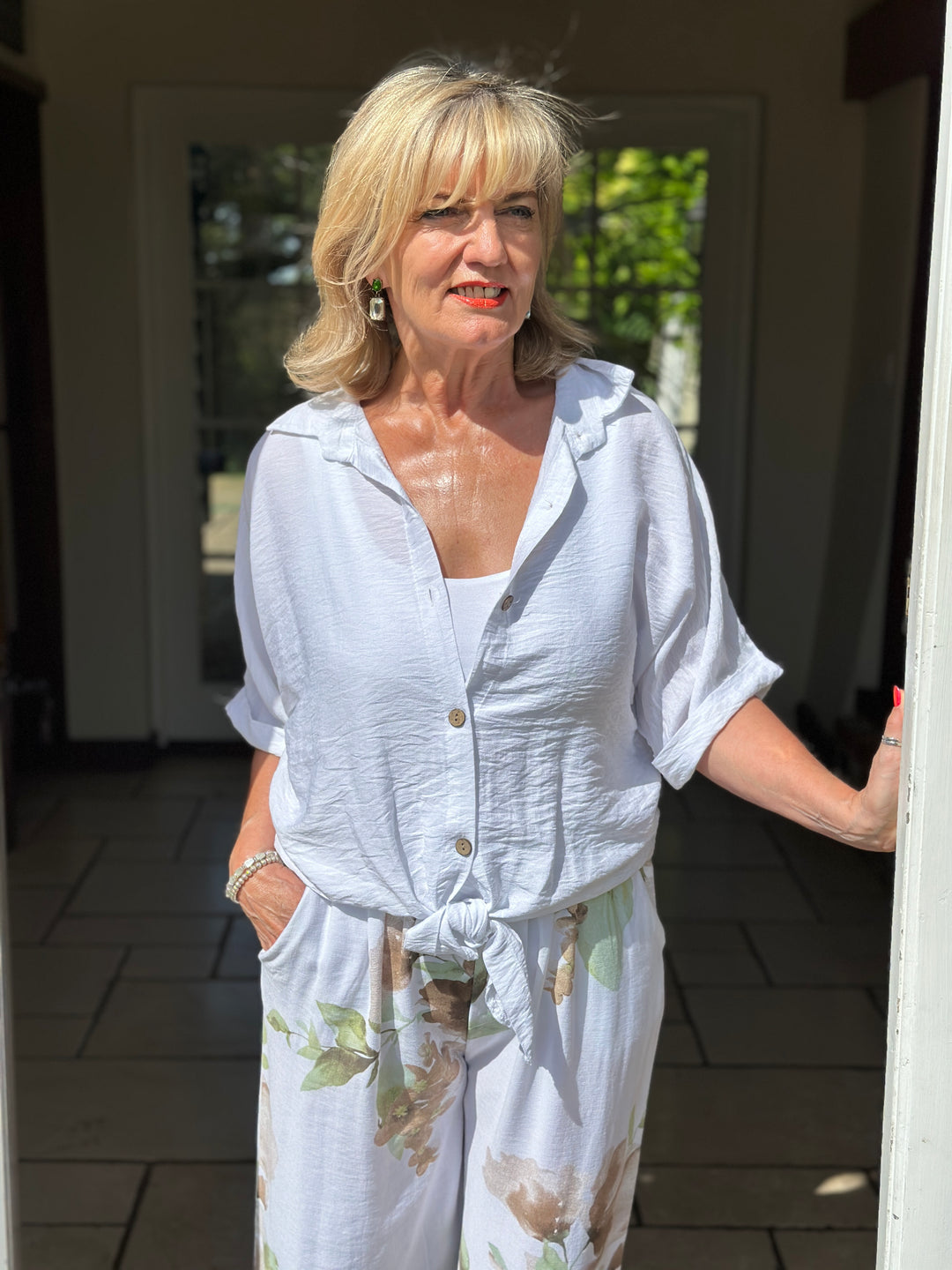Summer Garden Co-ord | White