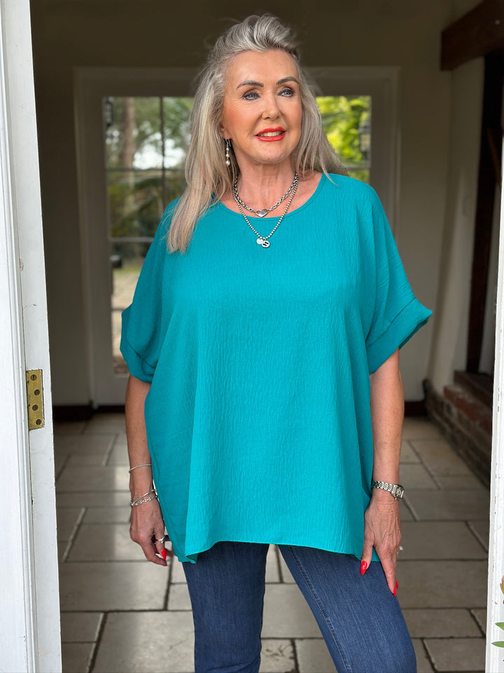 Everyday Essential Relaxed Top | Teal