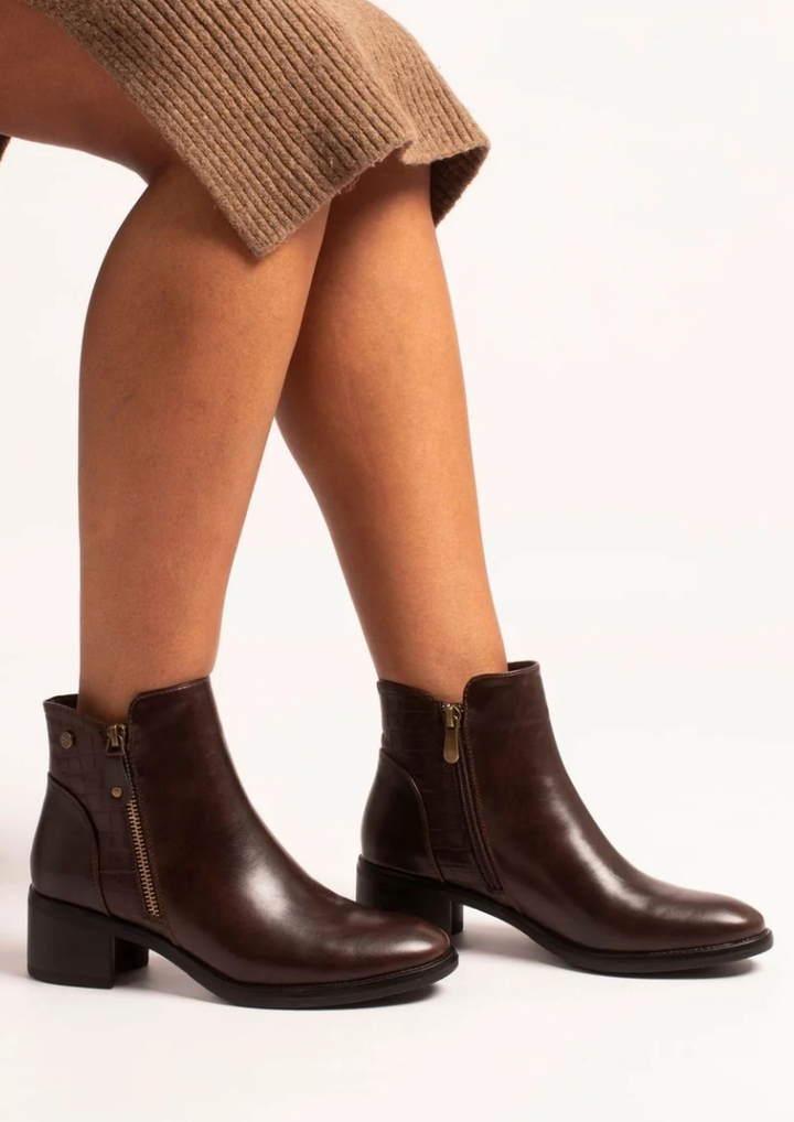 Lunar Hayley Ankle Boot | Brown