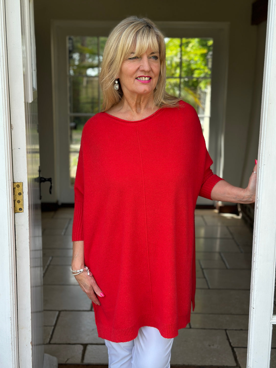 Jasmine Jumper | Ruby Red