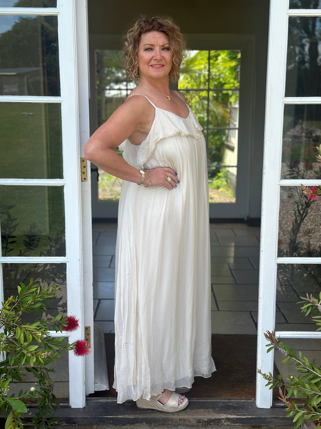 Floaty Beach Dress | Cream