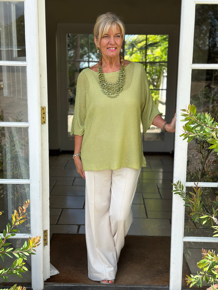 Lightweight Throw Over Top | Lime