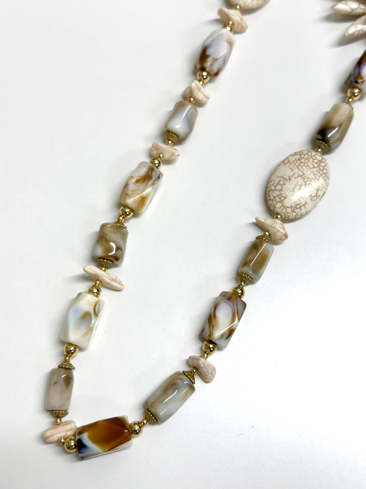 Sunflower Style Long Necklace