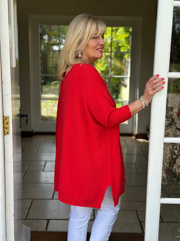 Jasmine Jumper | Ruby Red