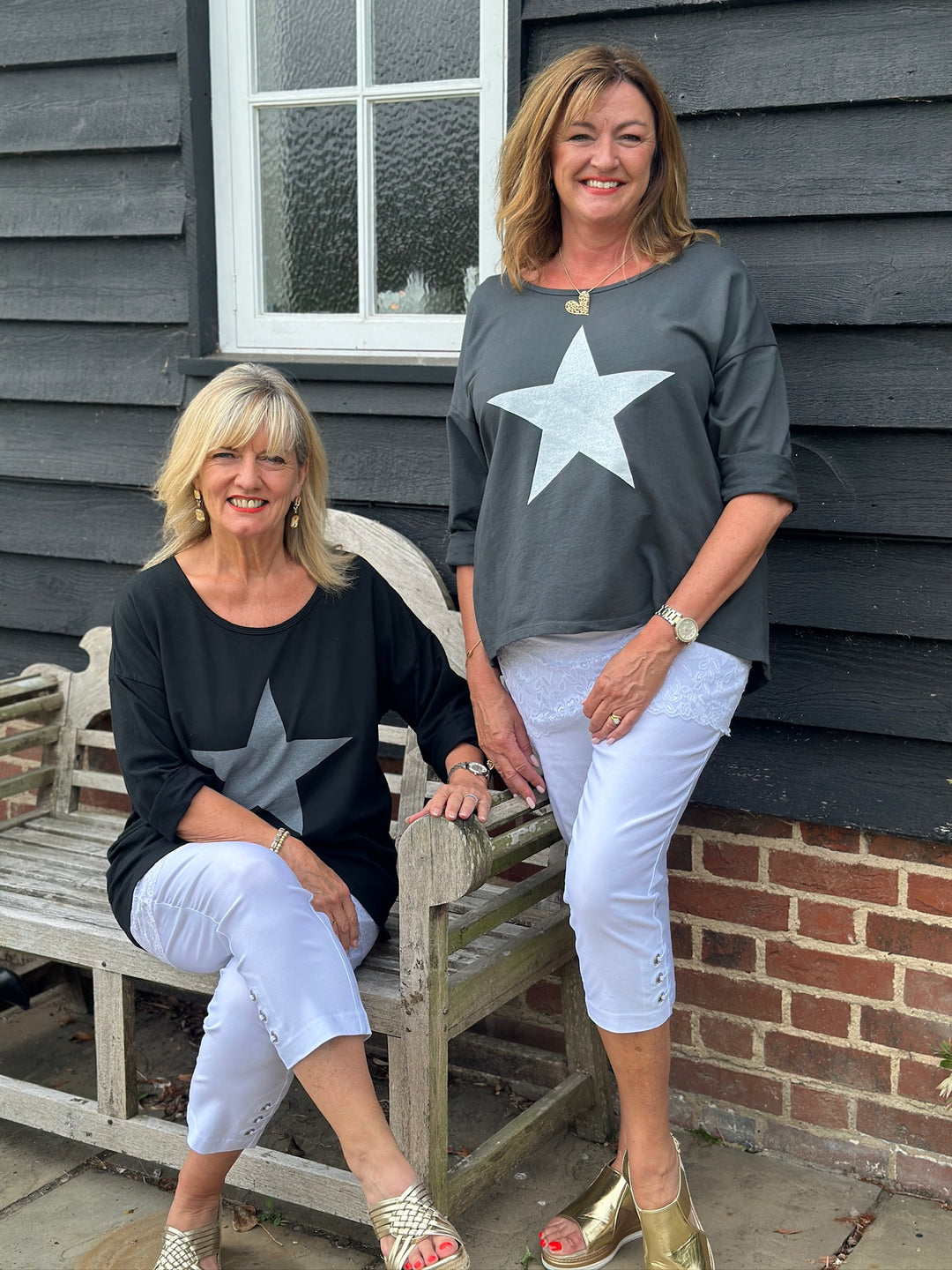 Cotton Star Lightweight Sweatshirt | Charcoal