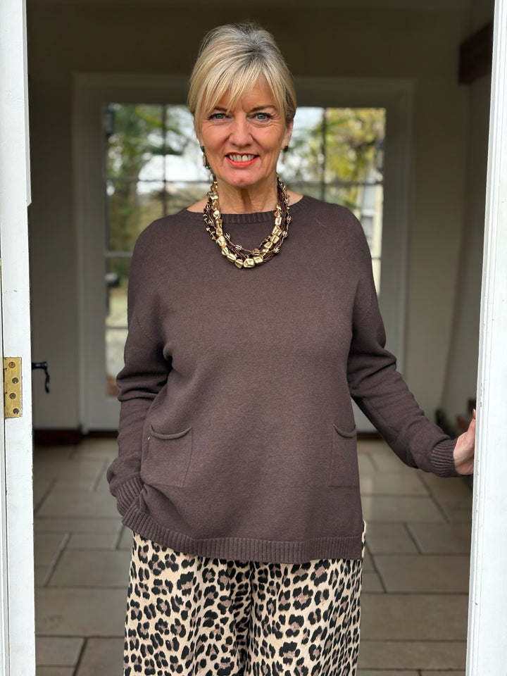 Olivia Jumper | Chocolate Brown