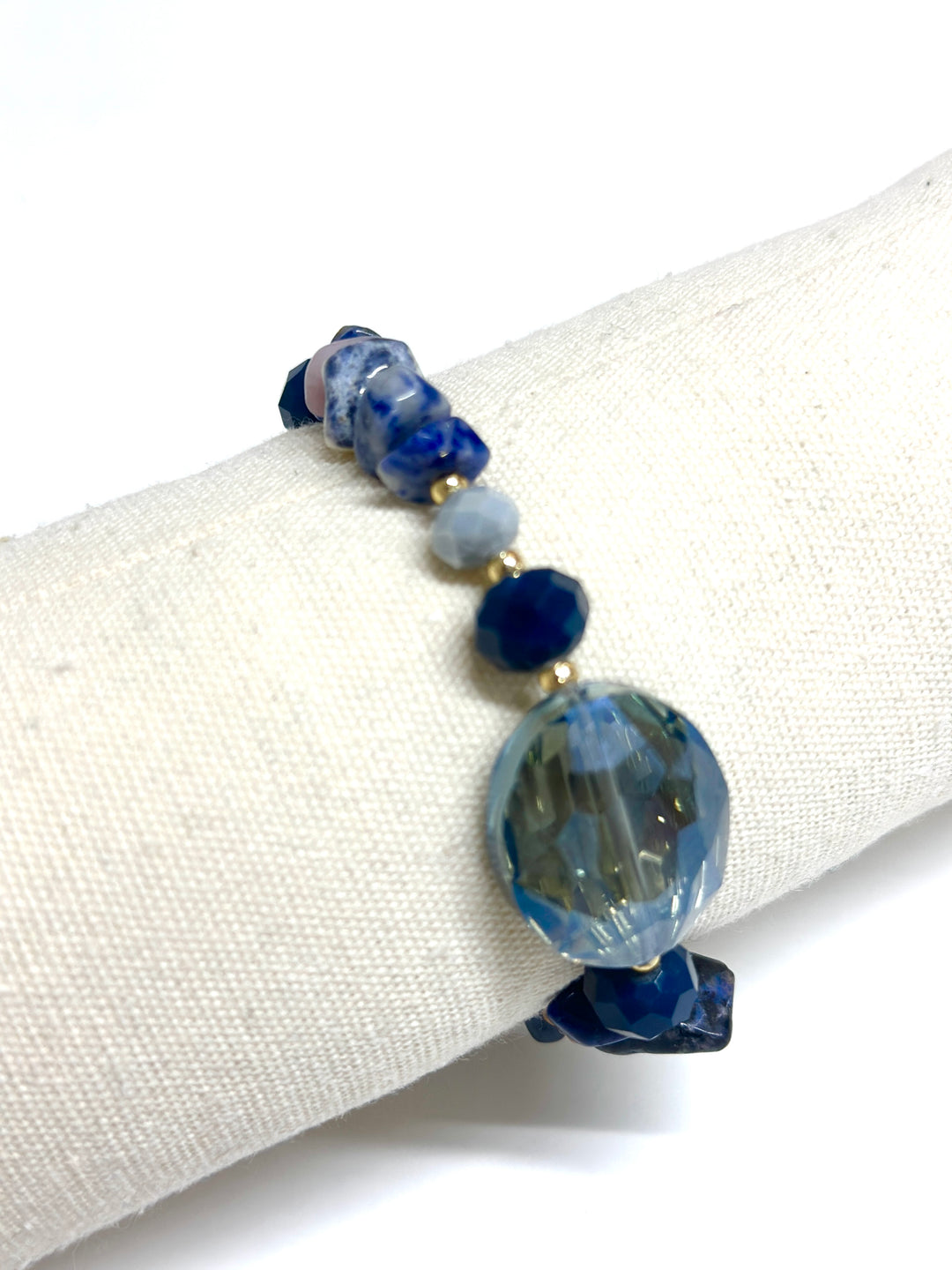 Coloured Stones Bracelet | Blue