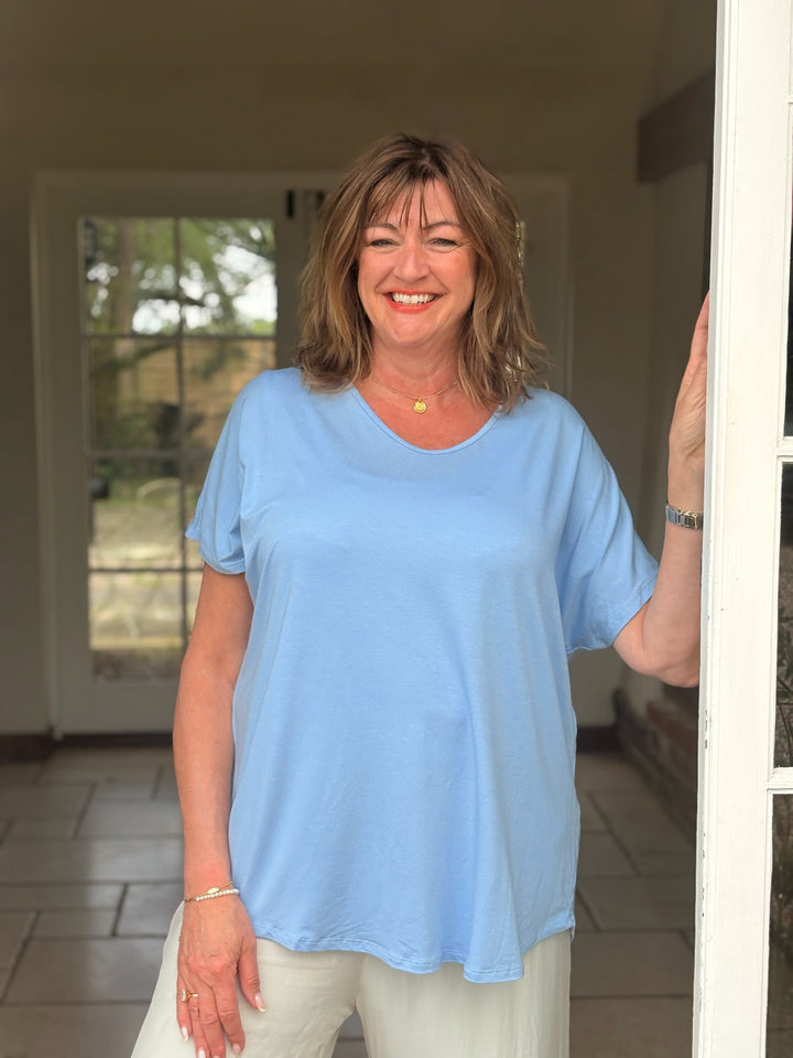 Basic Everyday Tee | Sky Blue