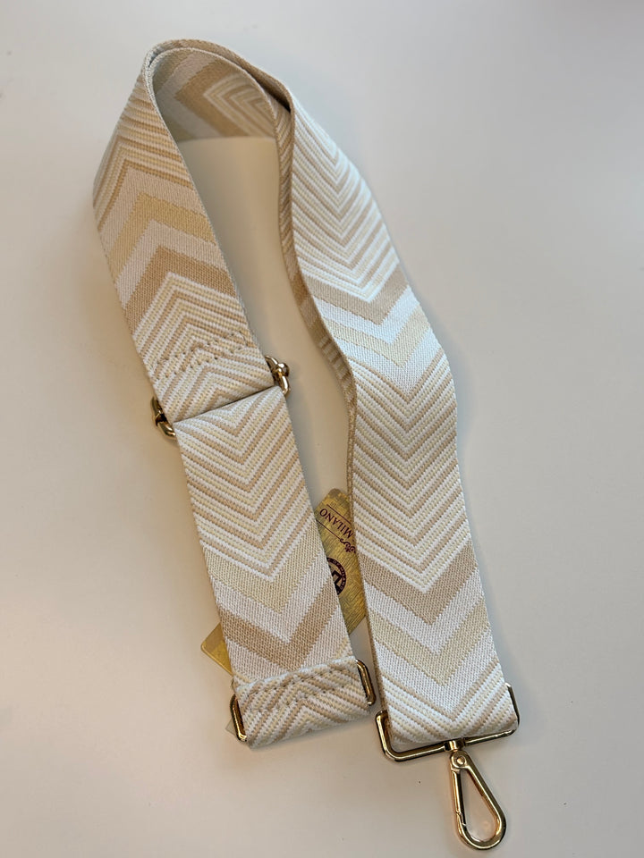 Aztec Bag Strap | Cream